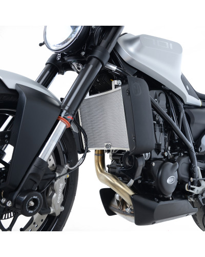 Protection Radiateur Moto RG RACING Protection de radiateur (eau & huile) R&G RACING noir HVA