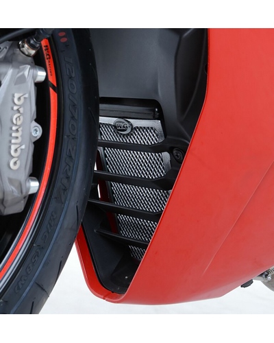 Protection Radiateur Moto R&G RACING Protection de Radiateur R&G RACING alu argent Ducati Supersport