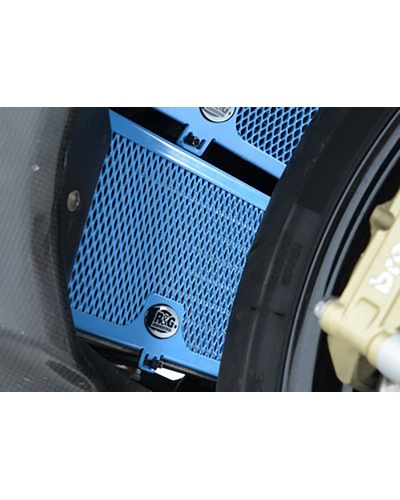 Protection Radiateur Moto RG RACING Protection de Radiateur R&G RACING alu bleu Suzuki GSX-R 1000