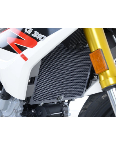 Protection Radiateur Moto RG RACING Protection de Radiateur R&G RACING alu noir BMW G310R