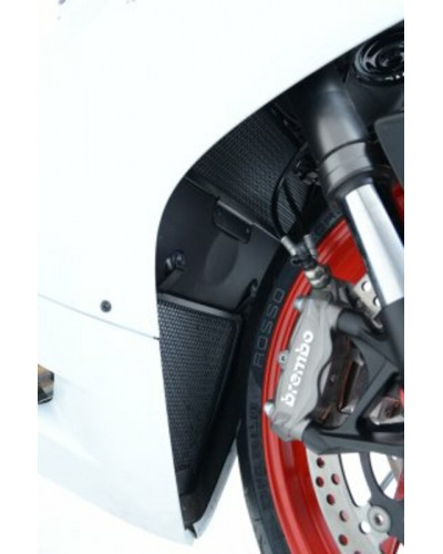Protection Radiateur Moto RG RACING Protection de radiateur R&G RACING alu noir Ducati