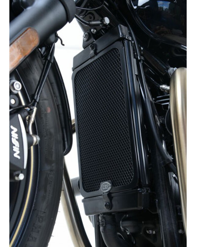 Protection Radiateur Moto RG RACING Protection de radiateur R&G RACING alu noir Triumph