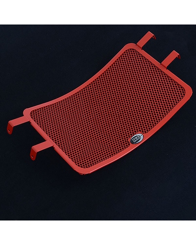 Protection Radiateur Moto RG RACING Protection de Radiateur R&G RACING alu rouge Ducati Monster 1200