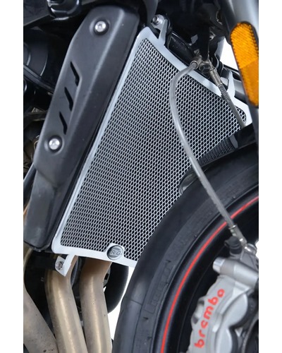 Protection Radiateur Moto RG RACING Protection de Radiateur R&G RACING alu rouge Triumph Speed Triple