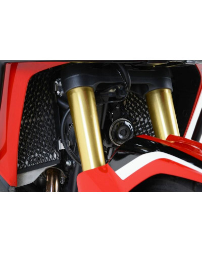 Protection Radiateur Moto RG RACING Protection de radiateur R&G RACING inox (2 protections) Honda CRF1000L Africa Twin