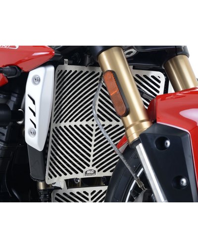 Protection Radiateur Moto RG RACING Protection de Radiateur R&G RACING inox Triumph Speed Triple