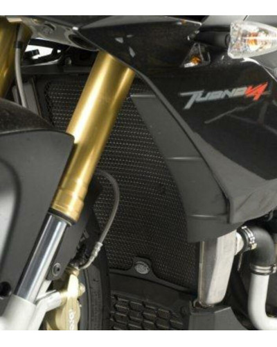 Protection Radiateur Moto RG RACING Protection de radiateur R&G RACING noir Aprilia Tuono V4R
