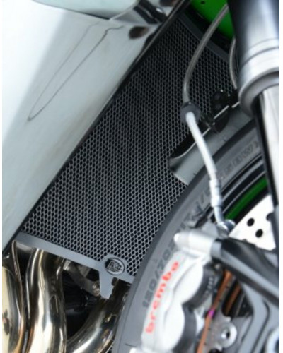 Protection Radiateur Moto RG RACING Protection de radiateur R&G RACING noir Kawasaki H2