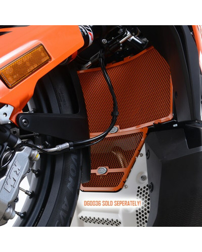 Protection Radiateur Moto R&G RACING Protection de radiateur R&G RACING orange KTM 790 Adventure