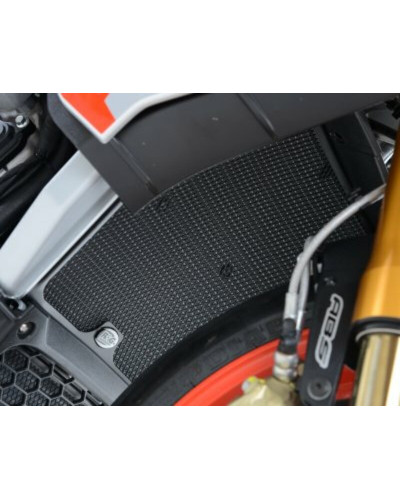 Protection Radiateur Moto R&G RACING Protection de radiateur R&G RACING titane Aprilia Tuono 1000 V4
