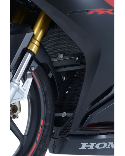 Protection Radiateur Moto RG RACING Protection de Radiateur R&G RACING titane Honda CBR250RR