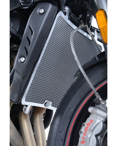 Protection Radiateur Moto RG RACING Protection de Radiateur R&G RACING titane Triumph Speed Triple