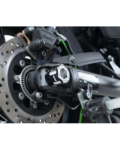 Tampon Protection Moto RG RACING Protections de bras ocillant R&G RACING noir Kawasaki Vulcan S