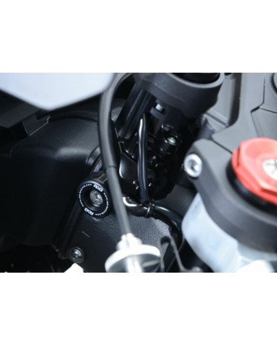 Tampon Protection Moto RG RACING Protections de butée de direction R&G RACING noir Kawasaki ZX-10R