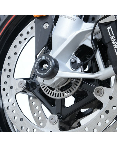 Tampon Protection Moto RG RACING Protections de fourche R&G RACING noir BMW S1000RR