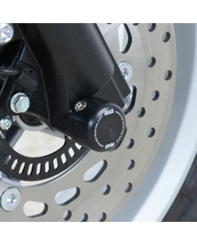 Tampon Protection Moto RG RACING Protections de fourche R&G RACING noir Yamaha N-Max 125