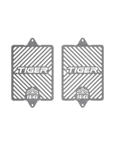 Protection Radiateur Moto RG RACING Protections de radiateur gravée R&G RACING (paire) - inox Tiger 850 Sport
