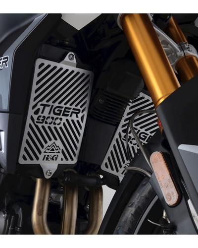 Protection Radiateur Moto R&G RACING Protections de radiateur gravées R&G RACING acier inoxydable - Triumph Tiger 900