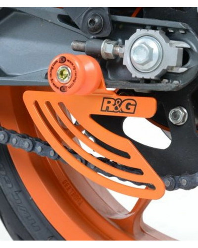 RG RACING Protège couronne R&G RACING aluminium orange KTM RC125/200/390 