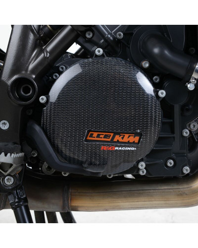 Sabot Moteur Moto RG RACING Slider moteur droit R&G RACING carbone KTM 1290 Super Adventure