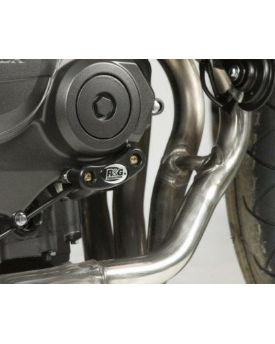 Sabot Moteur Moto RG RACING Slider moteur droit R&G RACING noir Honda CB/CBR600F