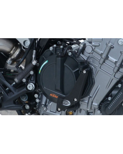 Sabot Moteur Moto RG RACING Slider moteur droit R&G RACING noir KTM 790 Duke