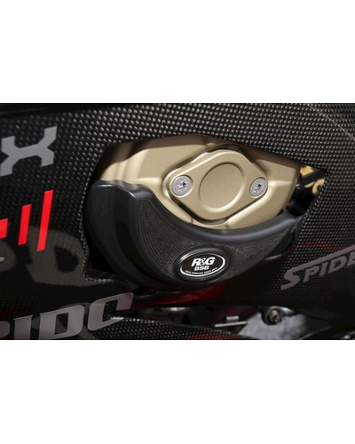 Sabot Moteur Moto R&G RACING Slider moteur gauche R&G RACING noir Ducati