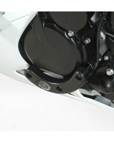Sabot Moteur Moto RG RACING Slider moteur gauche R&G RACING noir Suzuki GSX-R600