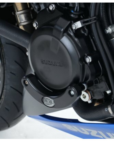Sabot Moteur Moto RG RACING Slider moteur gauche R&G RACING noir Suzuki GSX-S1000