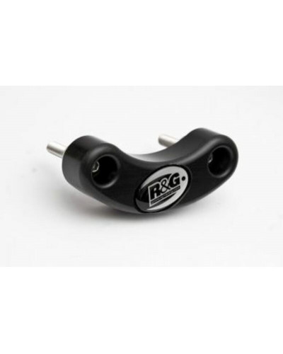 Sabot Moteur Moto RG RACING Slider moteur gauche R&G RACING noir Triumph Speed Triple S