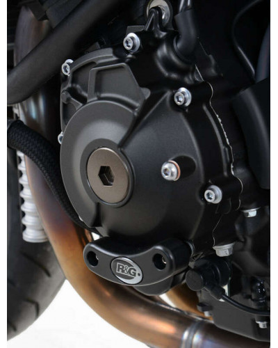 Sabot Moteur Moto RG RACING Slider moteur gauche R&G RACING noir Yamaha MT-10