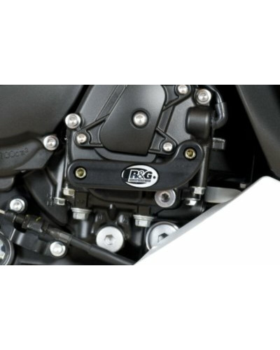 Sabot Moteur Moto RG RACING Slider moteur R&G RACING droit noir Yamaha YZF-R1