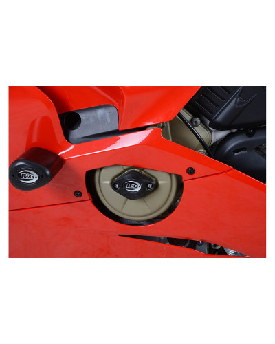 Sabot Moteur Moto RG RACING Slider moteur R&G RACING noir Ducati Panigale V4