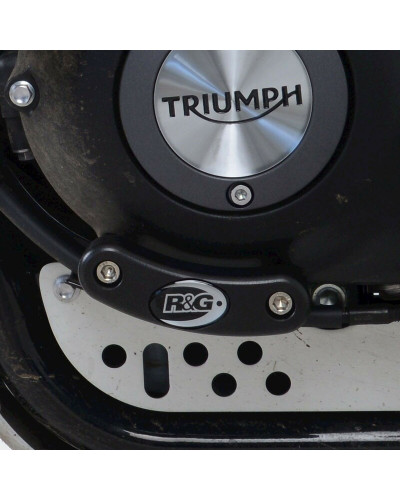 Sabot Moteur Moto R&G RACING Slider moteur R&G RACING noir Triumph Scrambler 1200