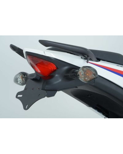 Support Plaque Immatriculation Moto RG RACING Support de plaque alu noir R&G RACING Honda CBR500R/CB500F