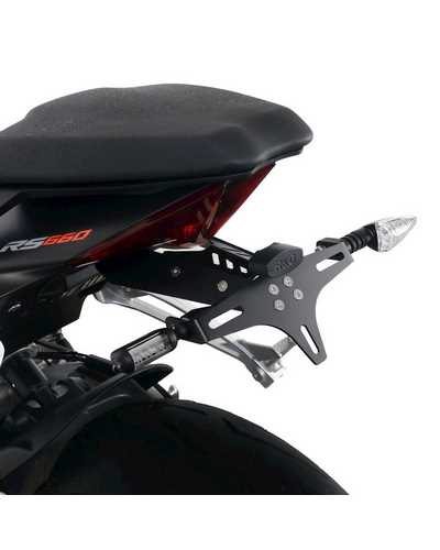 Support Plaque Immatriculation Moto R&G RACING Support de plaque R&G RACING - noir Aprilia
