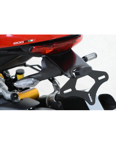 Support Plaque Immatriculation Moto R&G RACING Support de plaque R&G RACING noir Ducati Monster 1200R