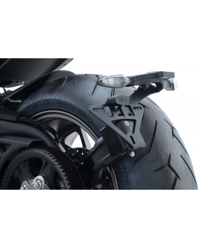 Support Plaque Immatriculation Moto R&G RACING Support de plaque R&G RACING noir Ducati X Diavel