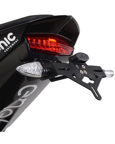 Support Plaque Immatriculation Moto R&G RACING Support de plaque R&G RACING noir - Energica EGO/ EGO+/ EGO+RS