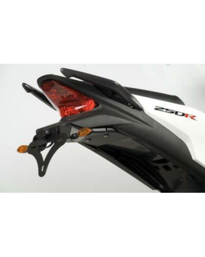 Support Plaque Immatriculation Moto RG RACING Support de plaque R&G RACING noir Honda CBR250R