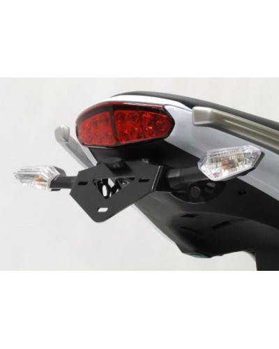 Support Plaque Immatriculation Moto RG RACING Support de plaque R&G RACING noir Kawasaki ER-6 F/N