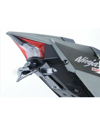 Support Plaque Immatriculation Moto R&G RACING Support de plaque R&G RACING noir Kawasaki H2