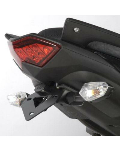 Support Plaque Immatriculation Moto RG RACING Support de plaque R&G RACING noir Kawasaki Versys 650