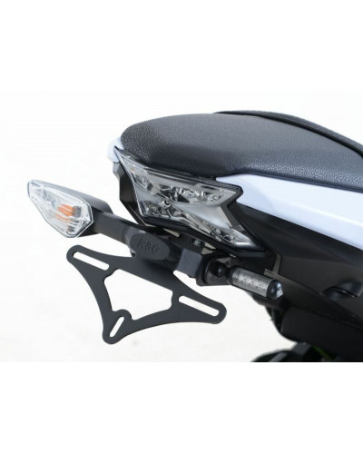 Support Plaque Immatriculation Moto RG RACING Support de plaque R&G RACING noir Kawasaki Z650