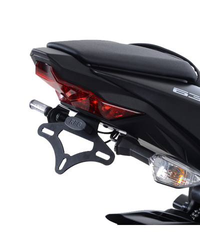 Support Plaque Immatriculation Moto RG RACING Support de plaque R&G RACING noir Kawasaki ZX636