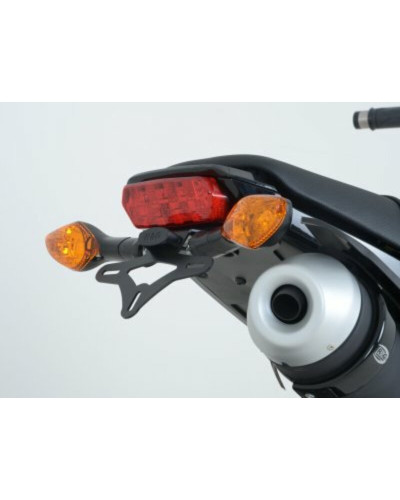 Support Plaque Immatriculation Moto RG RACING Support de plaque R&G RACING noir pour clignotants origine Honda MSX125