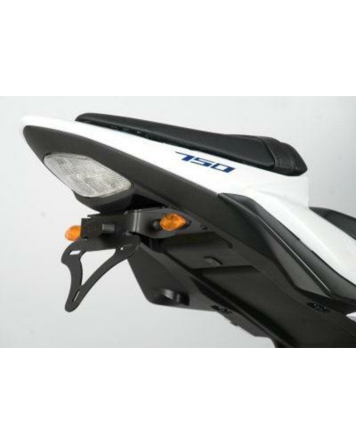 Support Plaque Immatriculation Moto RG RACING Support de plaque R&G RACING noir Suzuki GSR 750