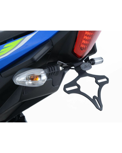 Support Plaque Immatriculation Moto RG RACING Support de plaque R&G RACING noir Suzuki GSX-250R