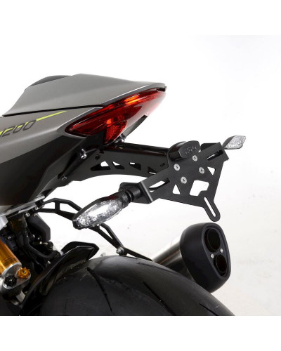 Support Plaque Immatriculation Moto R&G RACING Support de plaque R&G RACING - noir Triumph Speed Triple 1200 RS