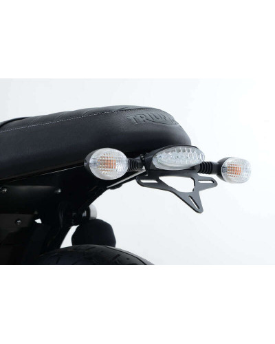 Support Plaque Immatriculation Moto R&G RACING Support de plaque R&G RACING noir Triumph Street Twin